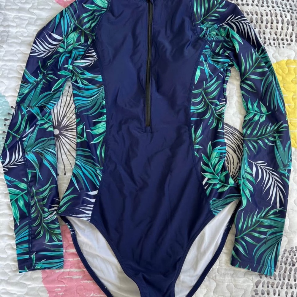 Tropical Leaf Swimsuit